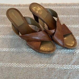 Enzo Angiolini Brown Elegant Heels